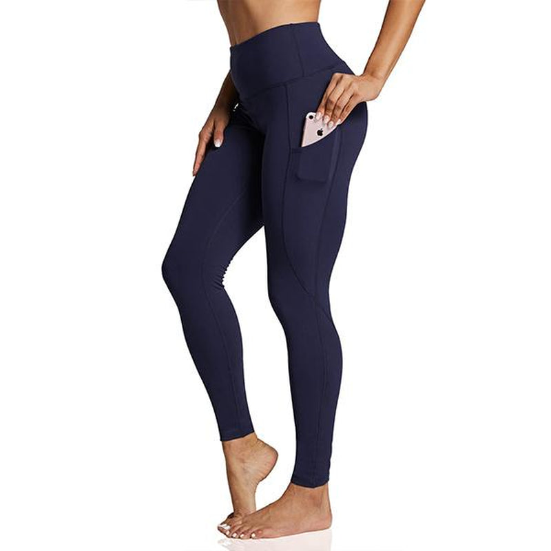 7/8 Workout Leggings for Women High Waisted Leggings with Pockets Squat Proof Yoga Ankle Leggings plus Size | Tummy Control Machine Washable Sports Leggings